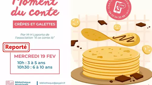 MOMENT DU CONTE : CRÊPES ET GALETTES